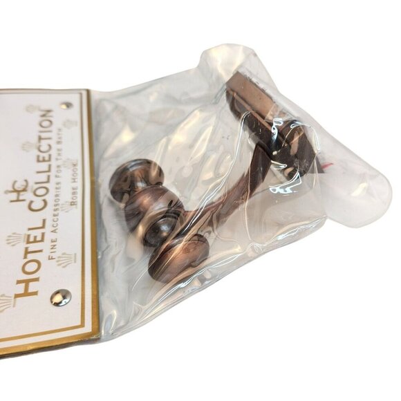 Hotel Collection Bronze Double Robe Hook Fine Accessories For The Bath or Bedroo - Picture 1 of 7